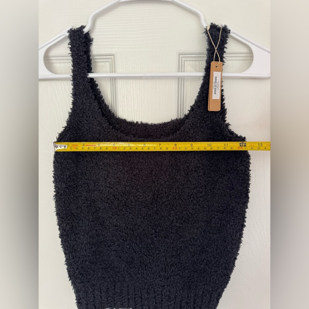 Skims Women's Black Crop-top NWT - Picture 6 of 7